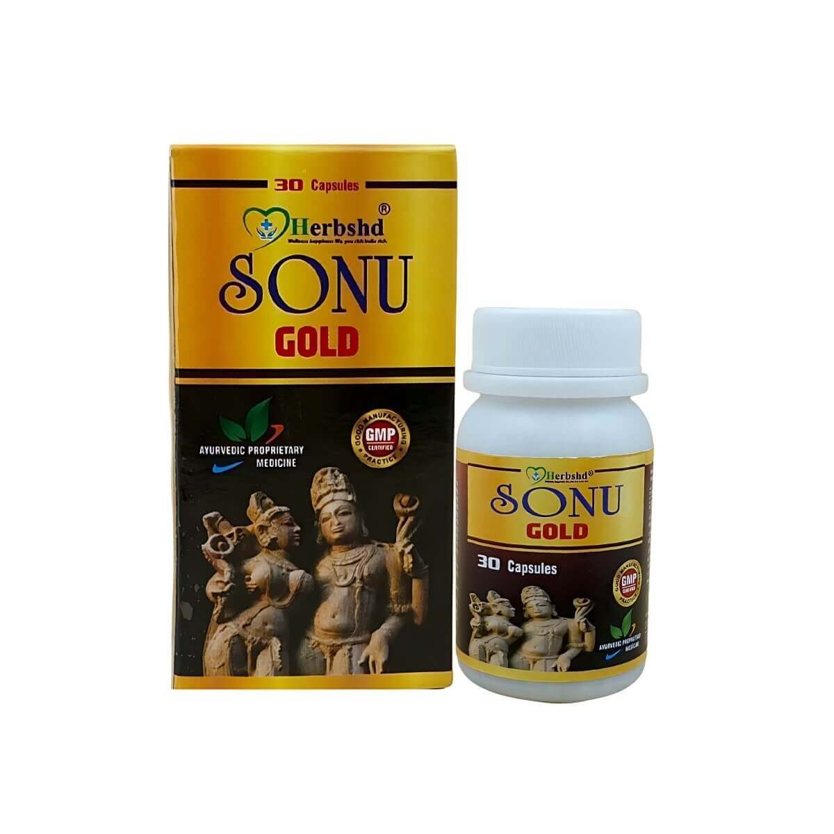 Sonu Gold Capsule for Premature Ejaculation male secretory medicine (Pack off 2)