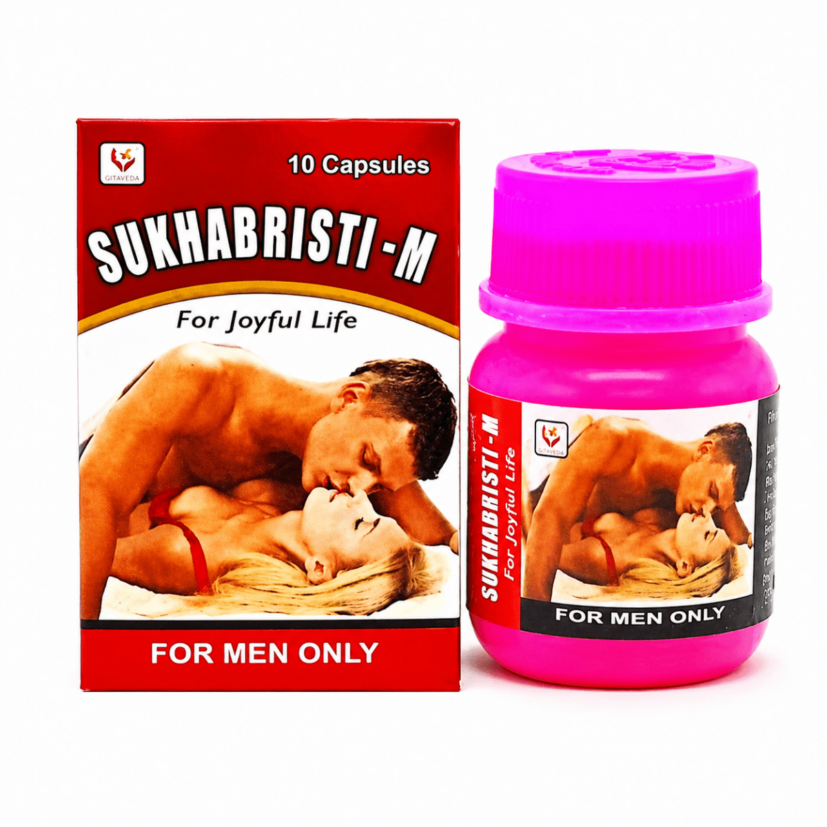 Sukha Brishti M Capsule for Premature Ejaculation & Men's Vitality(pack of 3)