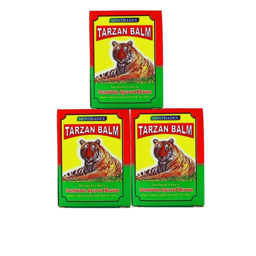 Sundarban Ayurvedic Tarzan Balm For Headache (Pack of 15)