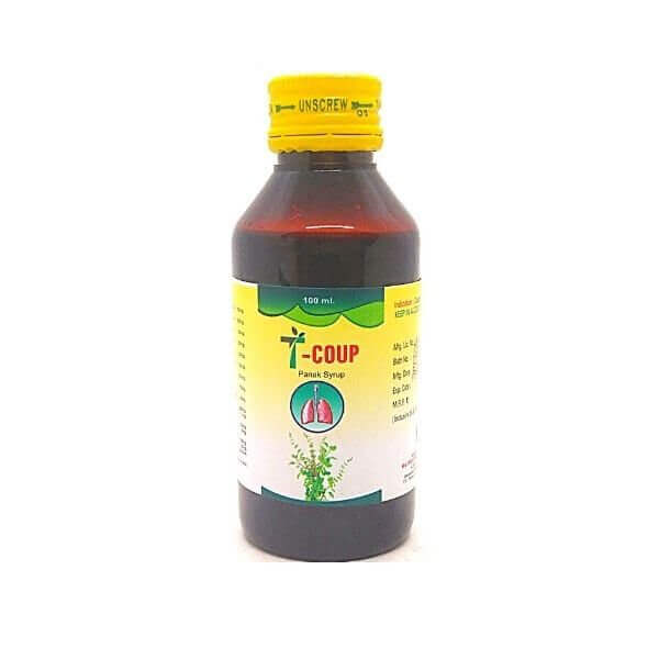 T-Coup Cough Syrup - Fast Relief Formula for Cough