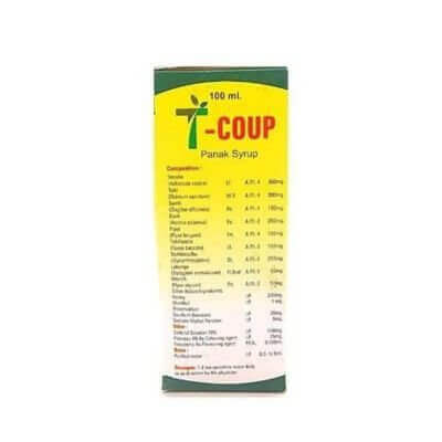 T-Coup Cough Syrup - Fast Relief Formula for Cough