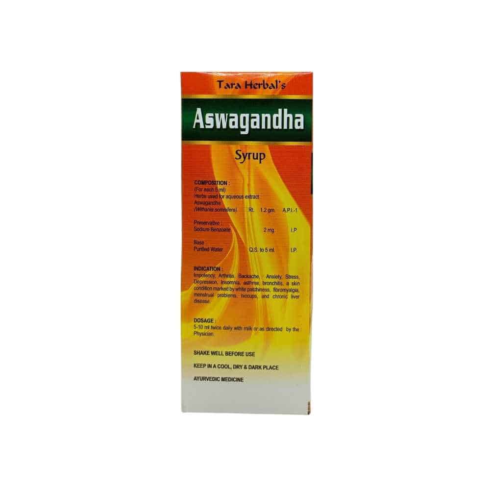 Tara Herbal’s Ayurvedic Aswagandha Syrup 450ml Pack Of 2