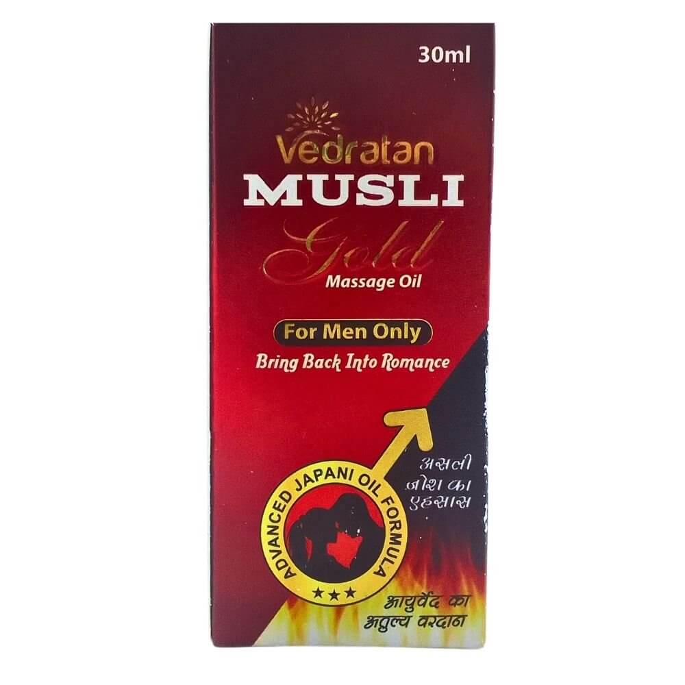 Vedratan Musli Gold Massage Oil 30ml. (pack of 2)
