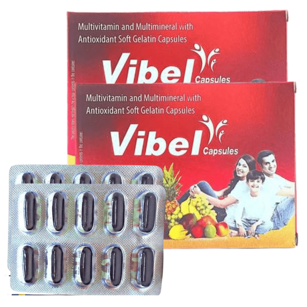 Vibel Multivitamin Capsule (Pack Of 3)