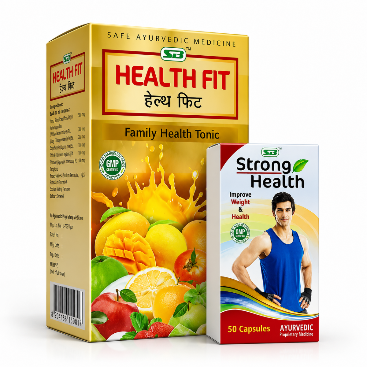 Weight Gainer Health Fit Syrup & Strong health capsule