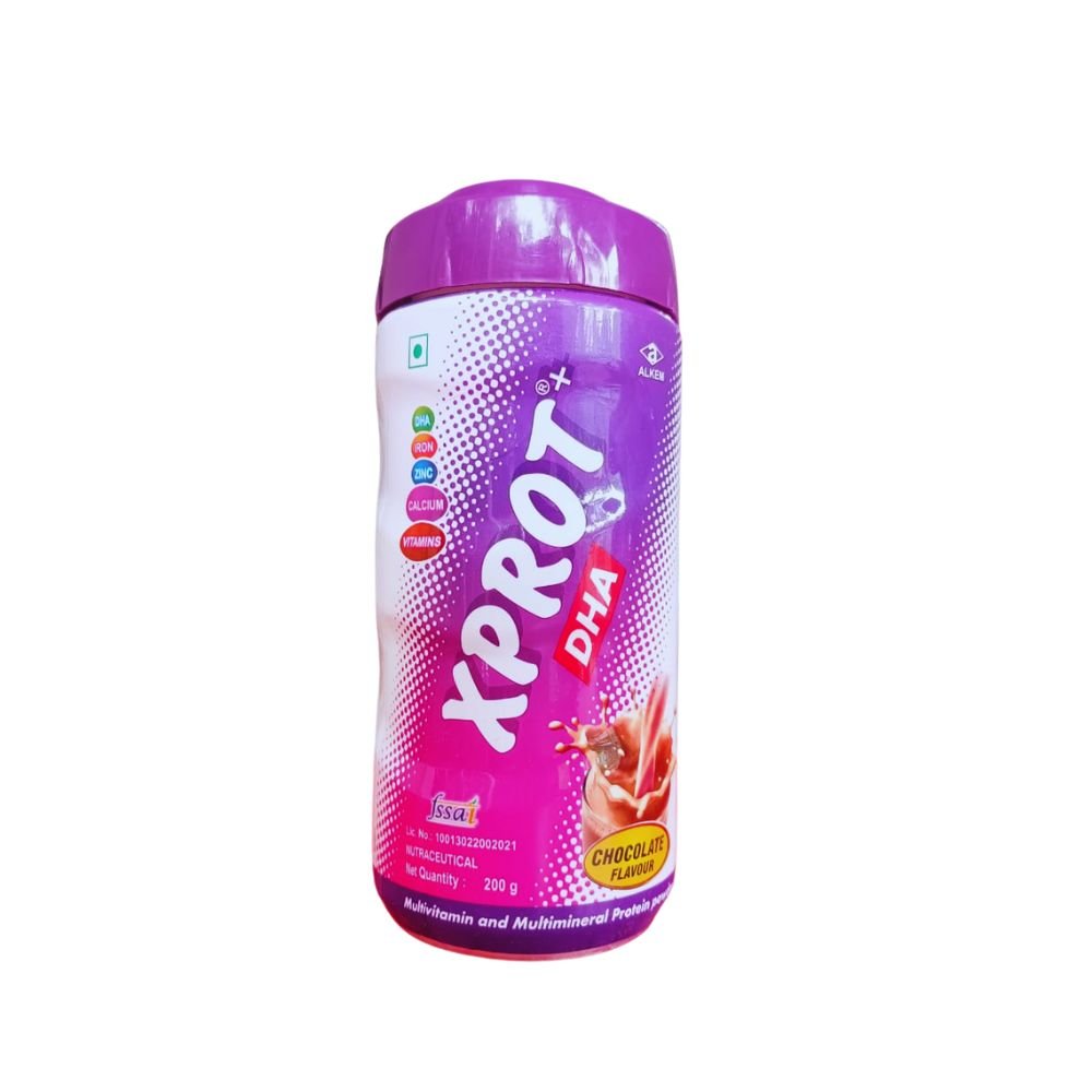 Xprot DHA Chocolate Flavour vitamin d vitamins (pack 2)
