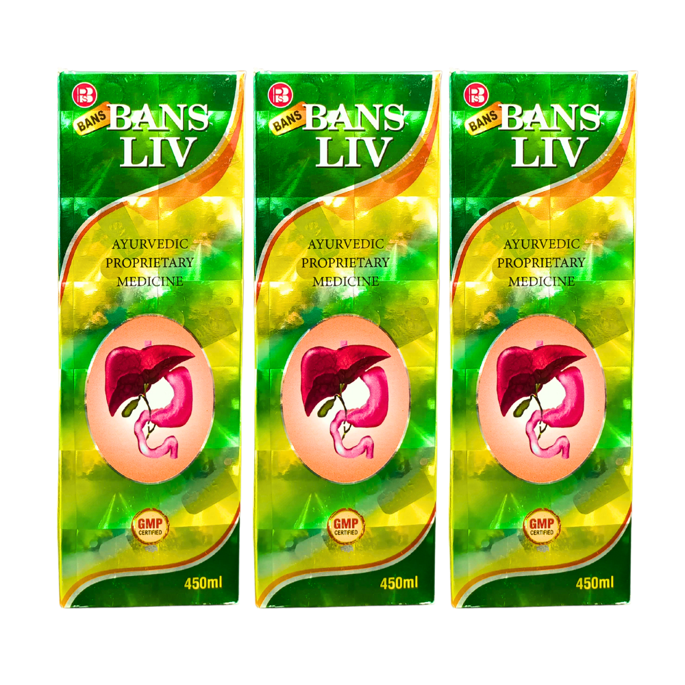 Ayurvedic Liver Care Banslive Tonic 450ml (pack of 3)