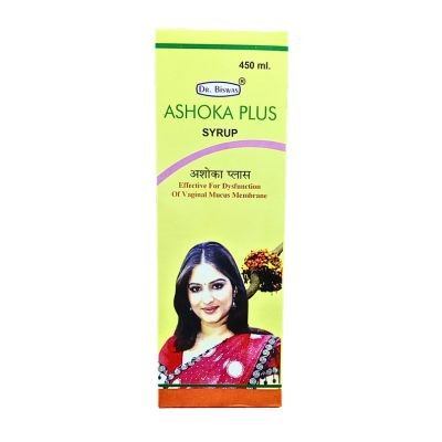 Ashoka Plus Syrup for Leucorrhea, dysmenorrhea , irregular menstruation , bleeding , pelvic inflammatory diseases.