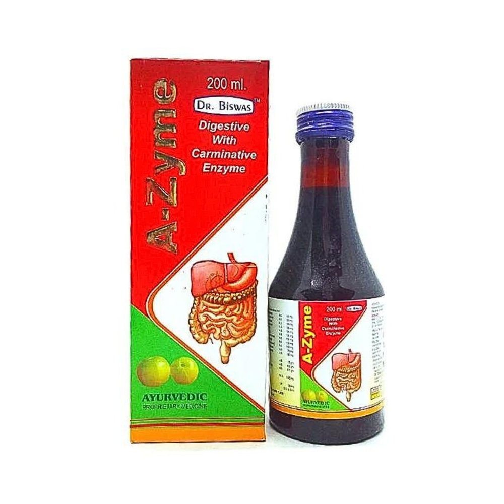 Buy now ayurvedic A-Zyme syrup for Hyper acidity ,indigestion, heartburn, dyspepsia, restlessness, flatulence, constipation.