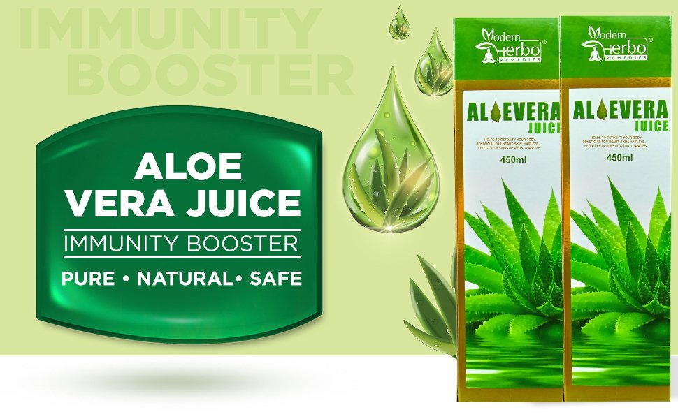 Ayurvedic Aloevera Juice 450 ml (pack of 3)
