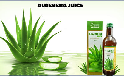 Ayurvedic Aloevera Juice 450 ml (pack of 3)