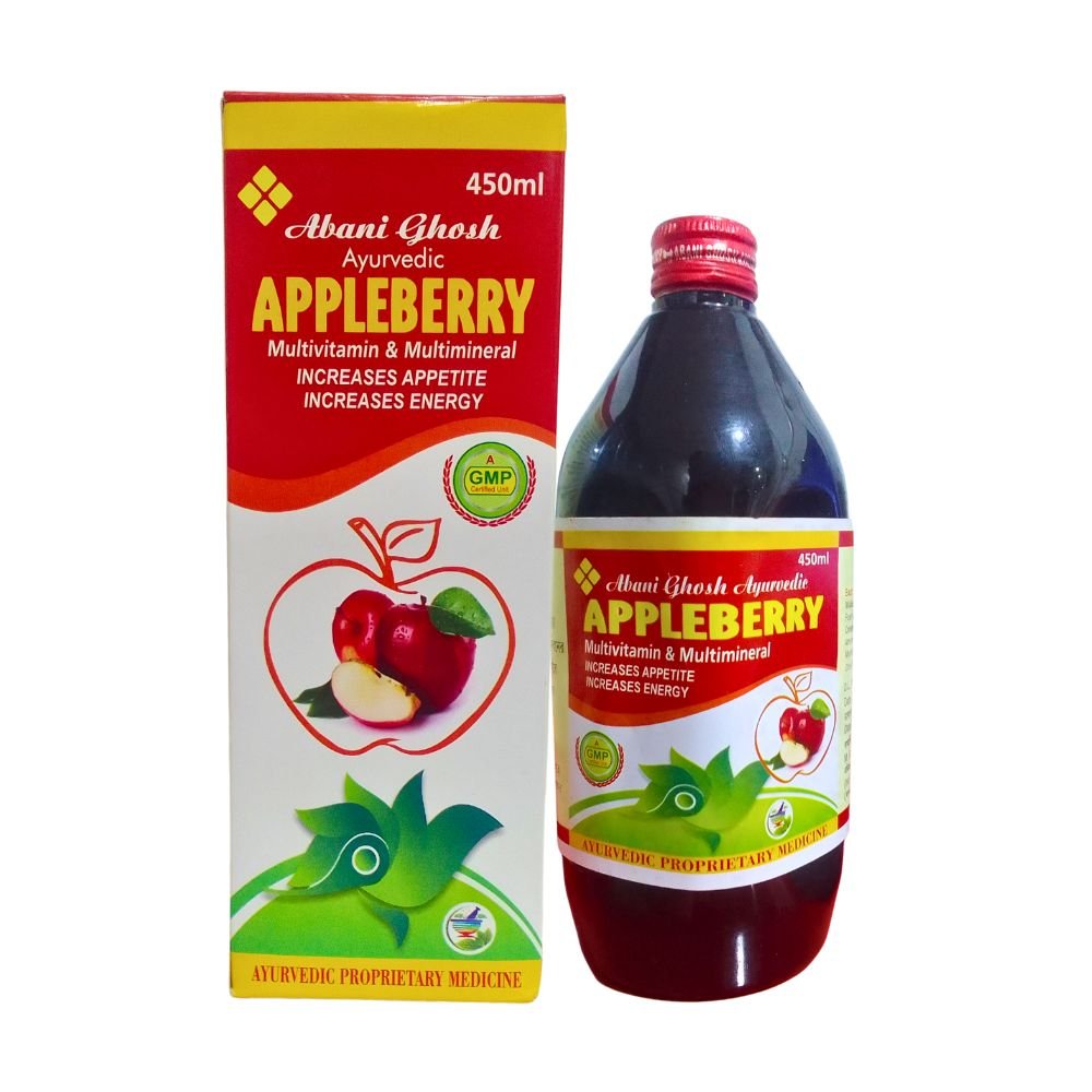 Avni Ghosh Ayurvedic Appleberry Multivitamin and Multimineral Tonic. This tonic increases your appetite.