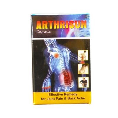 Ayurvedic Pain Relief Arthrisun Capsules for Joint Pain, It Effective remedy and excellent results in joint pain, injury pain