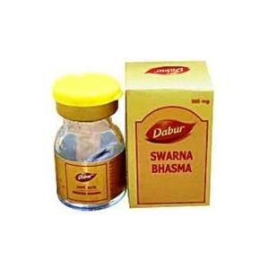 Ayurvedic Swarna (gold) bhasma & Health Aim capsule it has been  Indian Ayurvedic medicine.