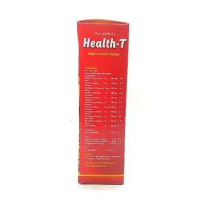 Health-T Multivitamin syrup A complete health tonic for entire It improves appetite, digestion provides energy.