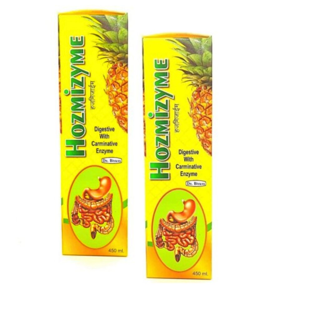 Order Now Hozmizyme Syrup For Indigestion Relief, Heartburn,  Insomnia, Constipation, Flatulence, Hyper Acidity Remedy