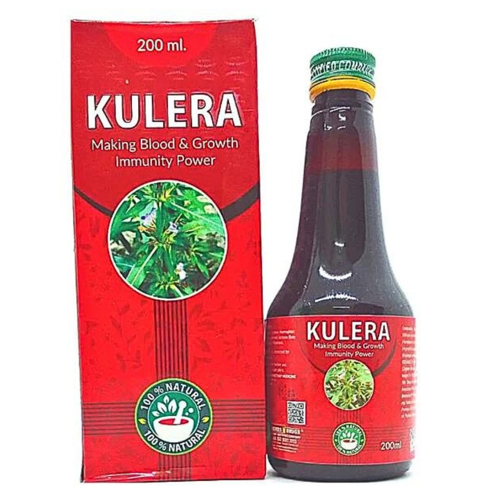 Kulera Syrup is a syrup that builds new blood and boosts immunity, anemia, increases hemoglobin levels, and reduces weakness.