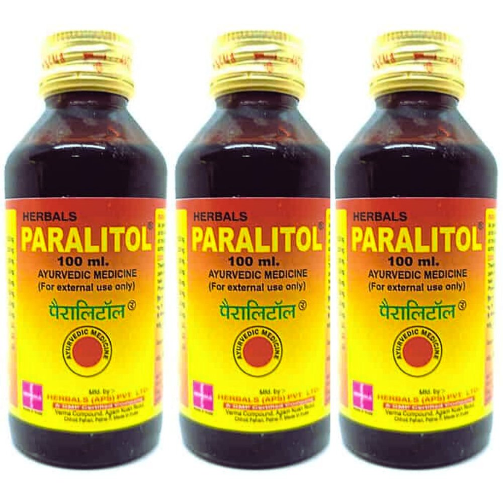 Ayurvedic Paralitol oil 100 ml. ( Pack Of 4)