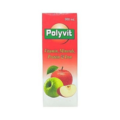 Buy Now Ayurvedic Vitamin Polyvit Syrup for Anemia with Vitamin Minerals, Protein & Iron It reduces anemia & physical stress.