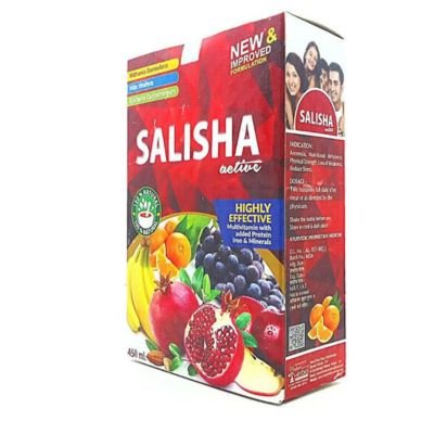 Order Now Ayurvedic Salisha Active Syrup. is a highly effective multivitamin supplement containing protein, iron & minerals