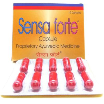 Purchase Online Ayurvedic Sensa Forte Capsule for premature ejaculation, impotence,erectile dysfunction,at low price in India