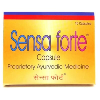 Purchase Online Ayurvedic Sensa Forte Capsule for premature ejaculation, impotence,erectile dysfunction,at low price in India