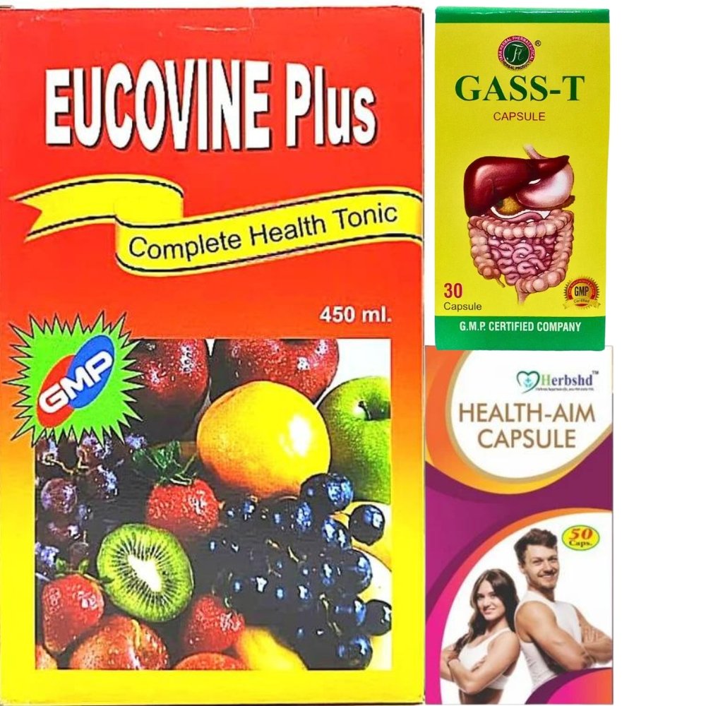 Ayurvedic weight gain combo pack contains all the herbal ingredients that help in general body weight gain.