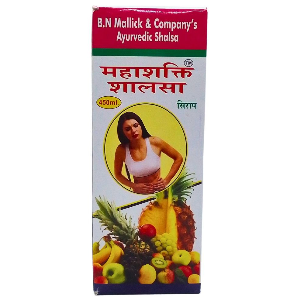 Ayurvedic B.N Mallick Salsa Syrup is made of 100% pure and natural ingredients, contains 12 herbal ingredients.