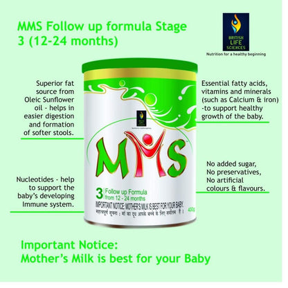 Nutrition Baby’s Food MMS 1 Infant Formula Powder is an infant formula specially designed for full-term babies.