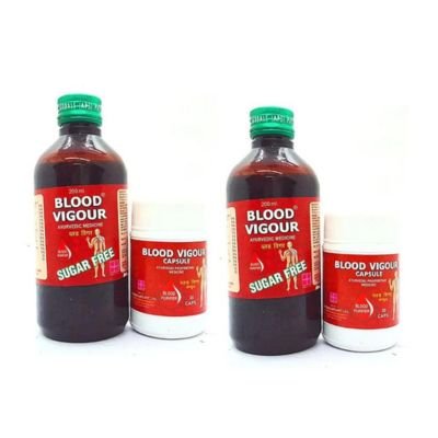 Blood vigour Syrup & Capsule is deobsturuent resolvent and alexipharmic, It is regarded as purifier of blood and lymph.