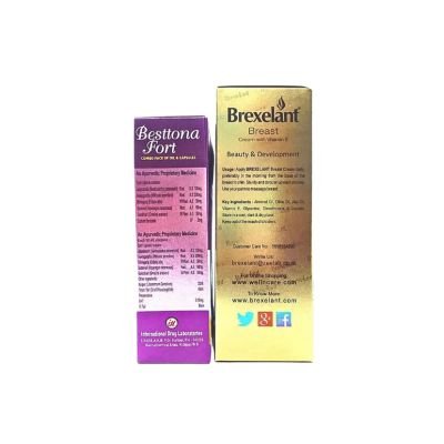 Brexelant Breast Cream & Besttona Fort oil- capsule with Vitamin E  & capsules contains a blend of herbs.