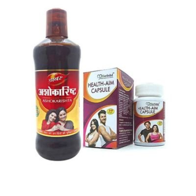 100% Ayurvedic & safe Dabur Ashokarishta tonic & health aim capsule & is especially helpful in reducing menstrual cramps.