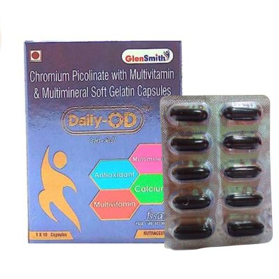 Multimineral and Multivitamin Daily- OD Ayurvedic Capsules. Contains - Chromium Picolinate, Multimineral, Antioxidant,