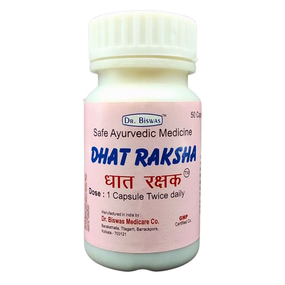 Purchase Online Ayurvedic Dhat Raksha capsules for sperm count, physical strength, premature ejaculation.