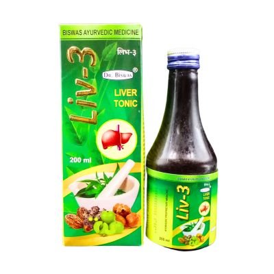 Biswas Liv-3 Liver Tonic for liver disorder & this Tonic It performs dual action.