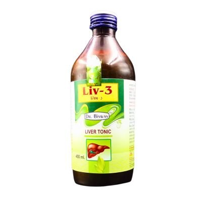 Ayurvedic Dr. Biswas LIV-3 is liver tonic and the perfect medicine for any type of liver disorder.