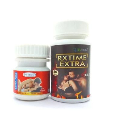 Rxtime Extra Tablet & Extra Time Capsule are all Natural Herbal Ayurvedic ingredients