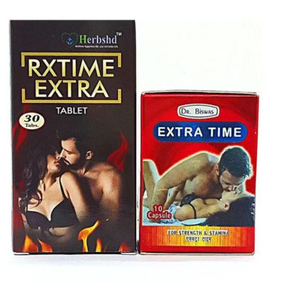 Rxtime Extra Tablet & Extra Time Capsule are all Natural Herbal Ayurvedic ingredients