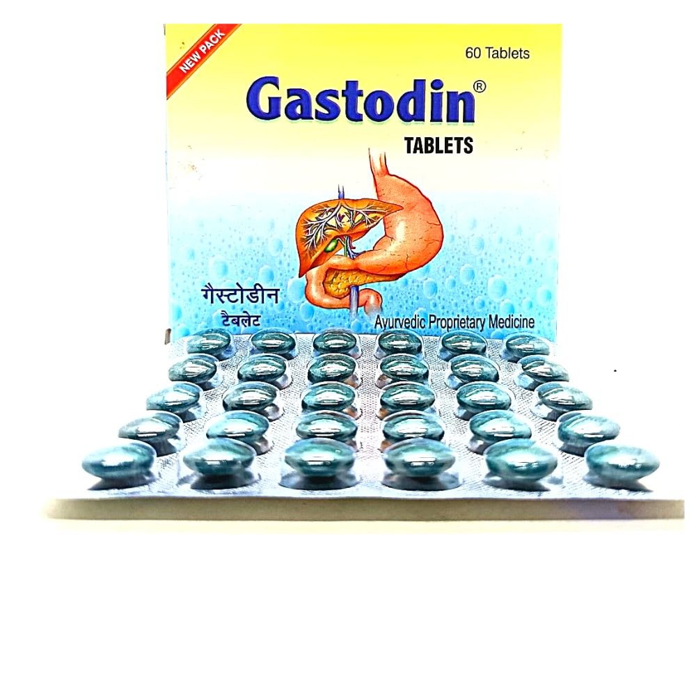 Ayurvedic gastodin Tablet helps to digestive system, This capsule restores gastric,flatulence, indigestion, hyper-acidity.