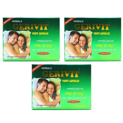 Ayurvedic Gerivit Forte Capsule for man Premature Ejaculation treatment is a non-hormonal and safe aphrodisiac formulation