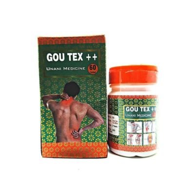 Ayurvedic Fast Relief Gou Tex ++ Tablet : Back pain relief, neck pain relief, knee pain relief, & All Kinds Of Pain.