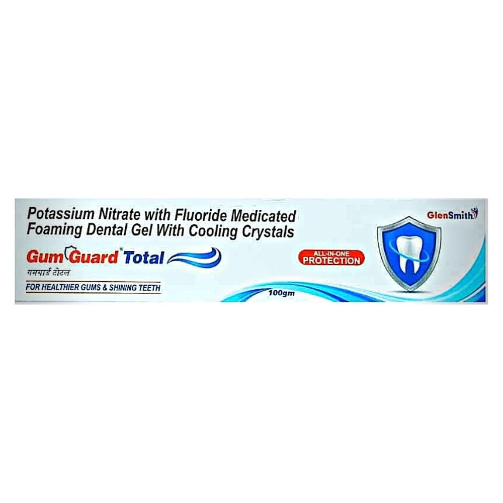Buy Gum Guard Total Tooth Paste for Strong Teeth healthy teeth, bleeding gums, Freshens Breath, Healthy Gums, shining teeth.