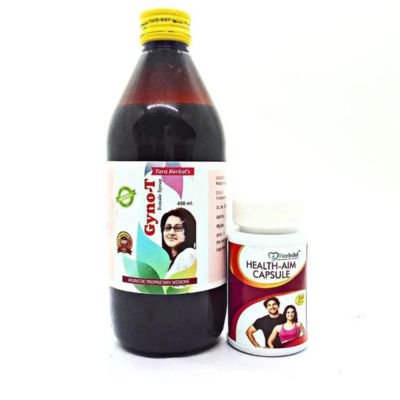 Gyno-t Syrup & Health Aim Capsule Good results can be found in any type of Irregular menstrual cycle time of menstrual cycle.