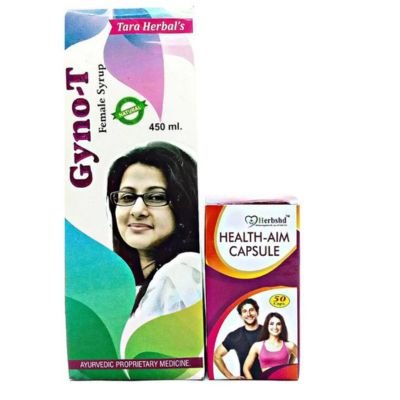 Gyno-t Syrup & Health Aim Capsule Good results can be found in any type of Irregular menstrual cycle time of menstrual cycle.