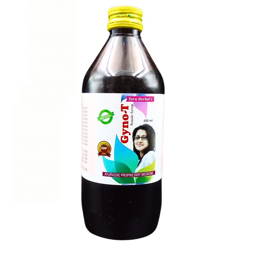 Natural Gyno - T Female Syrup for uterine diseases. Most effective in leucorrhoeaGyno - T Syrup (pack of 2)