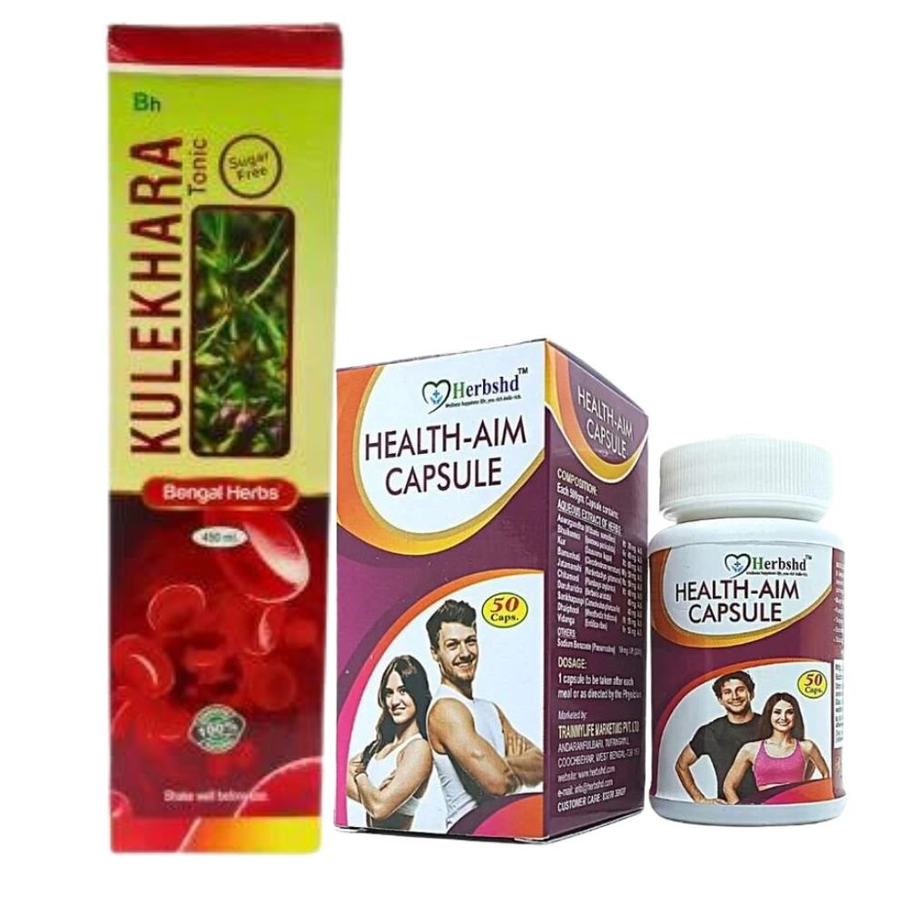 Health Aim Capsule & Kulekhara Tonic (combo pack)Health Aim Capsule & Kulekhara Tonic (combo pack)
