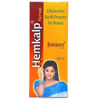 Hemkalpa Syrup is a restorative health promoter for women and corrects menstrual disturbances vaginal discharge.