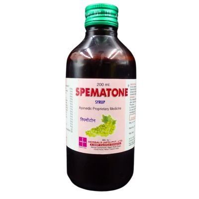 Herbal Spematone Syrup for Noctumal Emission is a natural product that only helps men to enjoy one and a half physical lives.
