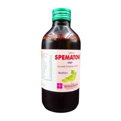 Herbal Spematone Syrup for Noctumal Emission is a natural product that only helps men to enjoy one and a half physical lives.