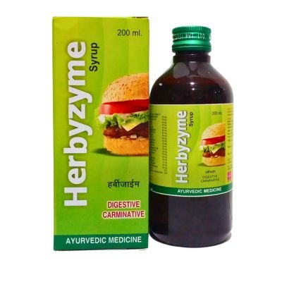 Ayurvedic Herbyzyme Digestive Carminative Syrup is a product that is specifically formulated to aid in digestive health
